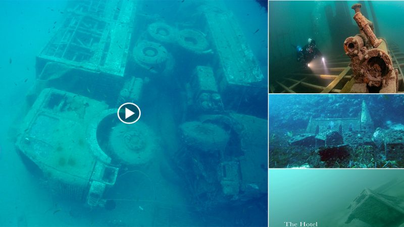 This Canadian Lake Hides an Underwater Ghost Town