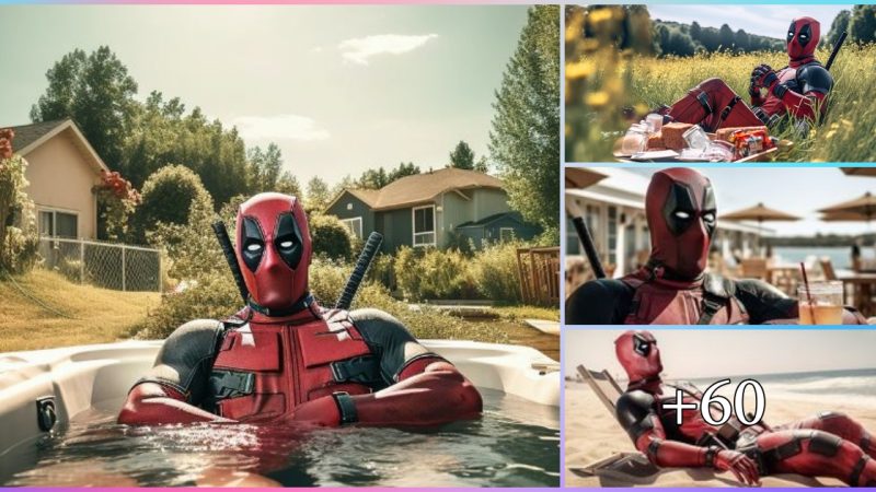 Deadpool on his Summer holiday . Which is your favourite?