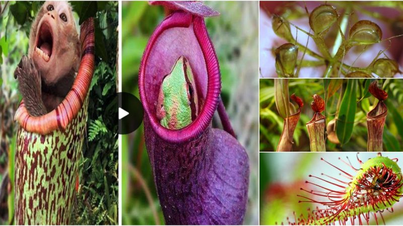 Amazing! Scientists discovered that flowers eat animals (attached video)