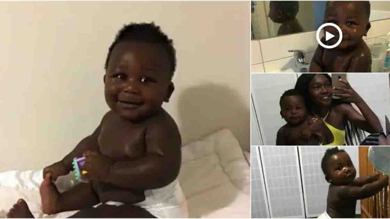 HOT African black baby is hunted by netizens (There is a video attached)