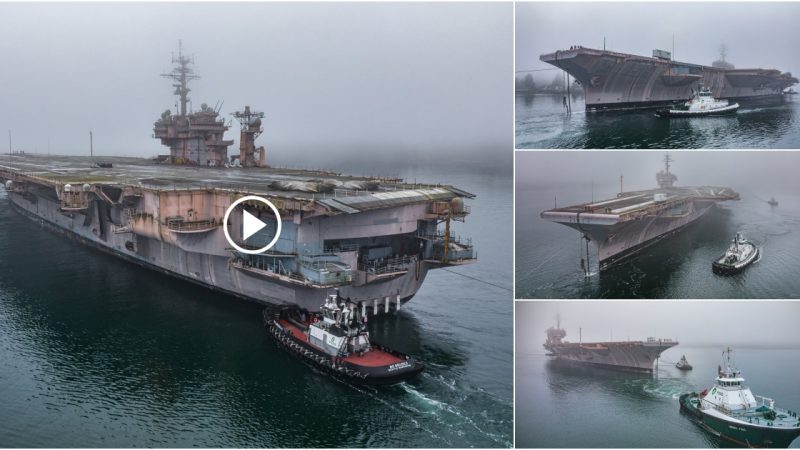 Former aircraft carrier USS Kitty Hawk