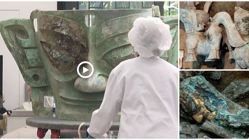 The unearthing of an old treasure trove in southwest China reveals knowledge about a hidden kingdom (VIDEO).