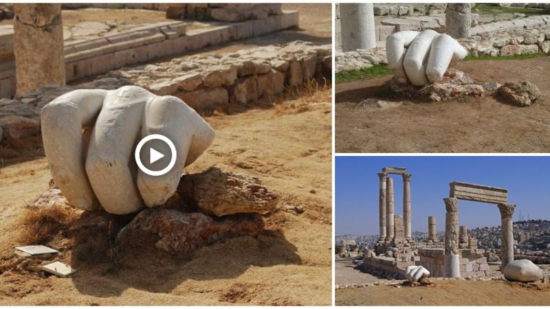 Uncovering the Enigma of the Giant Hand at the Temple of Hercules: A Surprising Discovery Rises from the Ground