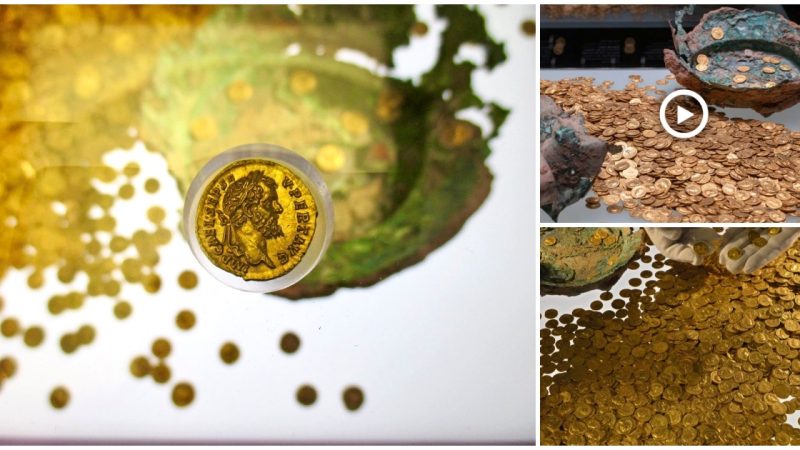 The ‘Trier Gold Treasure,’ including 2,500 gold coins weighing 18.5 kg, is the greatest hoard of Roman gold ever unearthed