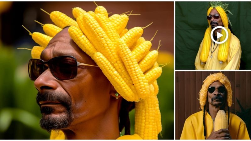 The corns are transformed in a funny way