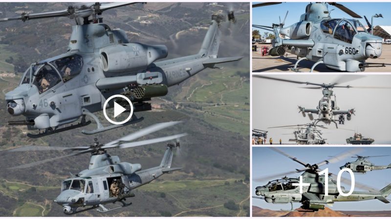 One of the top choices for an extreme action helicopter is the Bell AH-1Z.