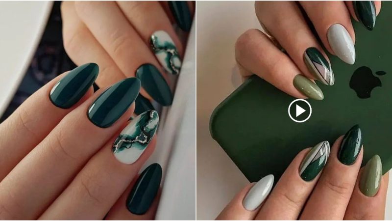 Beautify yourself with 40 gorgeous blue nail designs!