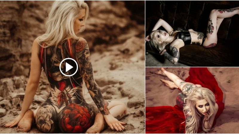 Unleashing the Power of Body Art: Jana Melody Miller Beauty and Empowerment as a Tattoo Model and Artist.