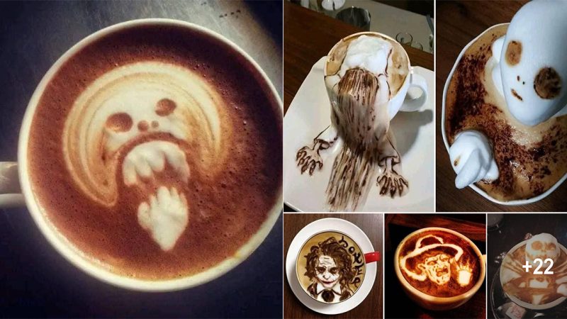 Horror Latte Art: A Hauntingly Beautiful Brew