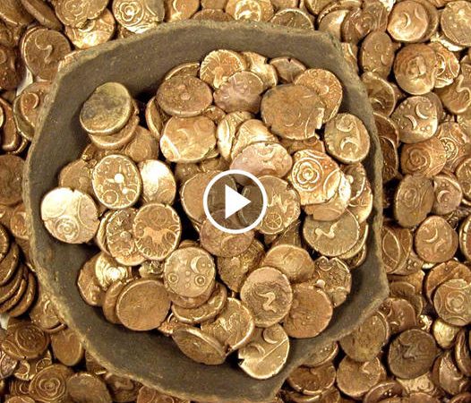 Buried Treasure: 840 Iron Age Gold Coins Unearthed in the Wickham Market Hoard in England