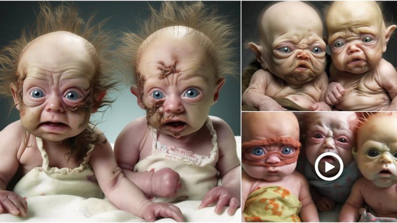 The scared faces of babies in AI technology