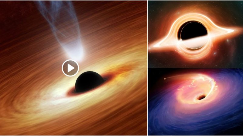 The Violent Star Feast of a Supermassive Black Hole 8.5 Billion Light Years Away.