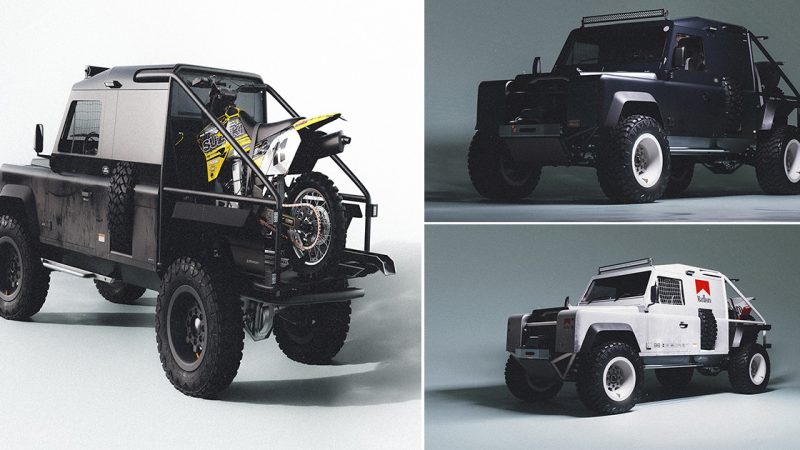 D130: The Ultimate Off-Road Motorcycle Carrier Inspired by Land Rover