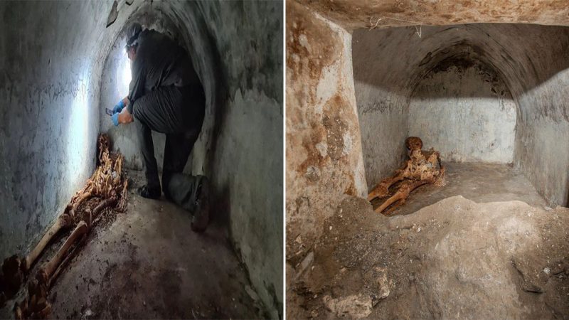 Rare Find: Remarkably Preserved Skeleton of Roman Priest Uncovered in Pompeii