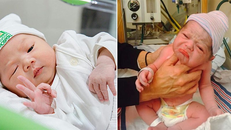 7 Pictures of “Cool” and Hilarious Newborn Baby Birth Moments.