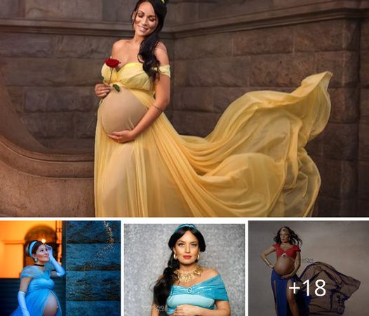 Photographer turns expectant mothers into Disney princesses