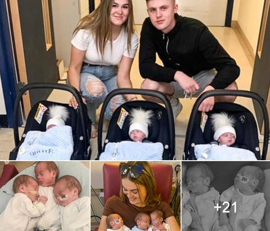 Against All Odds: Young Couple Welcomes Identical Triplets Defying 200 Million-to-One Chances