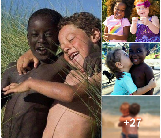 Boundless Love: Babies Embrace, Ignoring Differences in Skin Color and Ethnicity