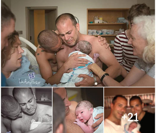 Heartwarming Moment: Fathers Embrace ‘Our Proud Baby’ for the First Time, Leaving Netizens in Awe