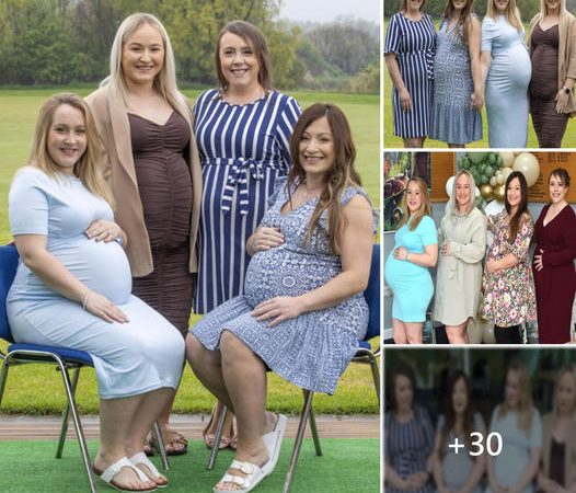 Astonishing Surprise: Four Sisters from Scotland, Pregnant at the Same Time, Due This Year