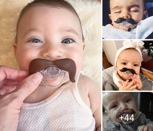 Creating a Whimsical Look: Using a Mustache Pacifier to Give Your Baby a Playful Twist