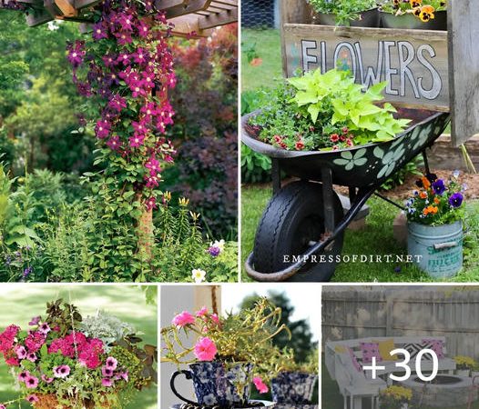 30 Creative Garden Decoration Ideas