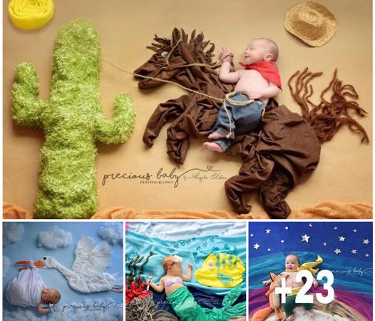 ImaginArt Series: Photographer Crafts Magical Scenes for Newborns