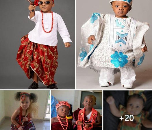 Exploring the Splendor of Traditional Nigerian Baby Attire