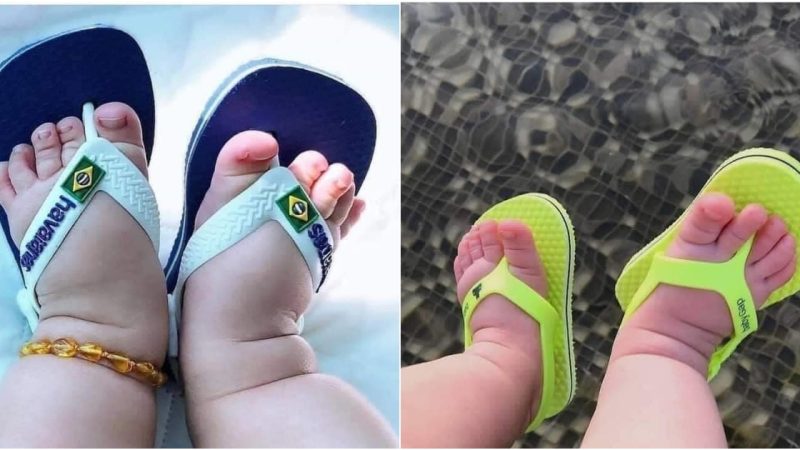 Adorable Little Feet: The Cuteness of Sandal-Clad Little Ones.