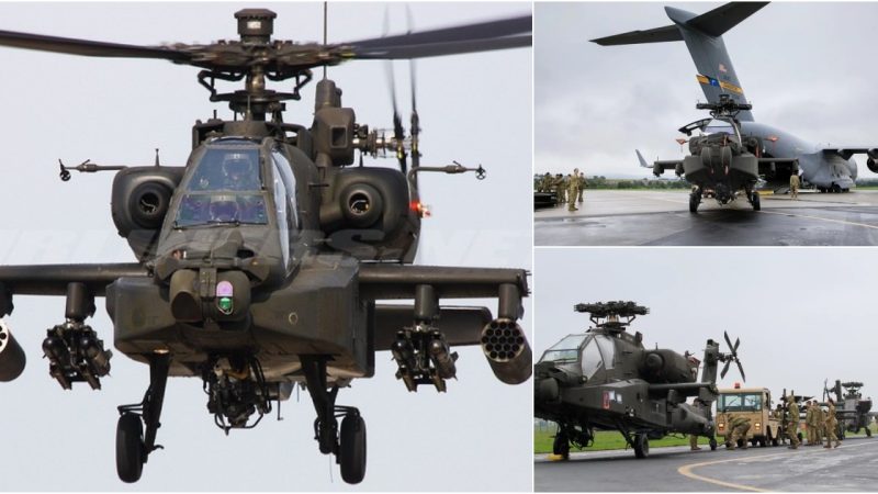 US Army Aviation Unit in Germany Welcomes New Apache Attack Helicopters