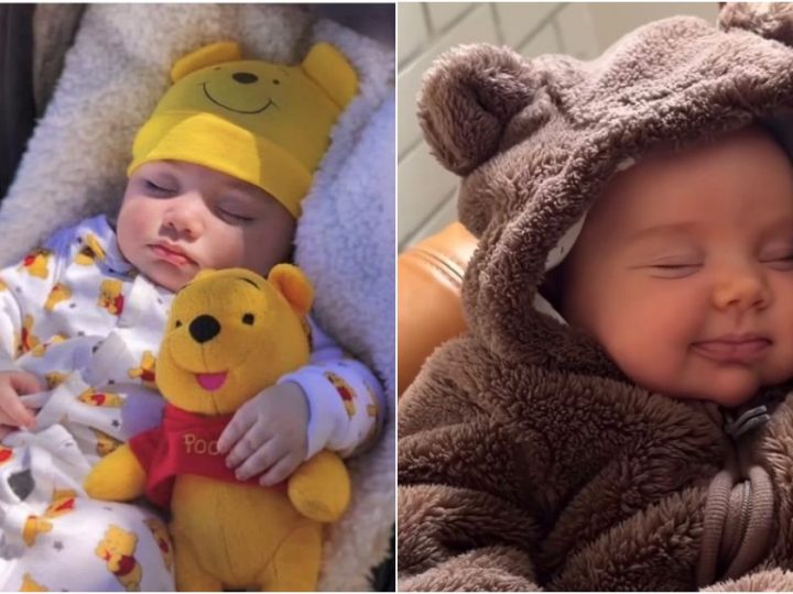 Even the Baby is Cute When Sleeping: Parents Capture This Moment