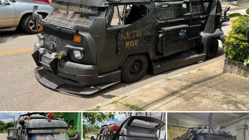 Mad Max Volkswagen Bus Comes Prepared for Your Wasteland Camping Needs