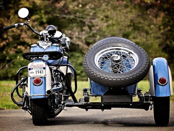 1941 Indian Four with Indian Sidecar